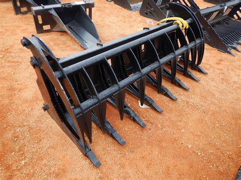 skid steer grapple rakes